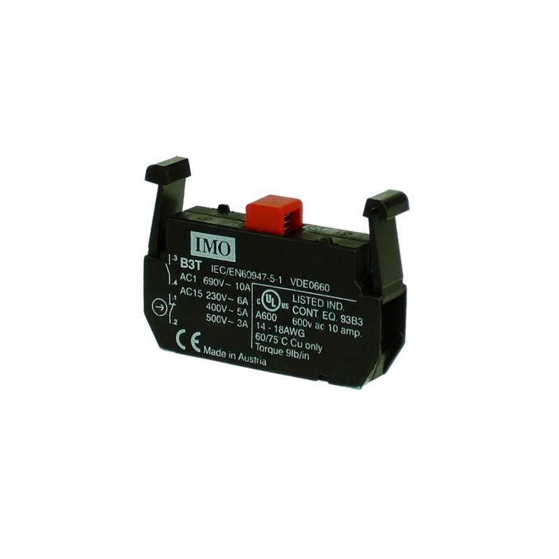 B3T01, Contact block, normally closed, Imo precision,Bloc de contact,Bloque de contactos,normalmente cerrado,normalement fermé