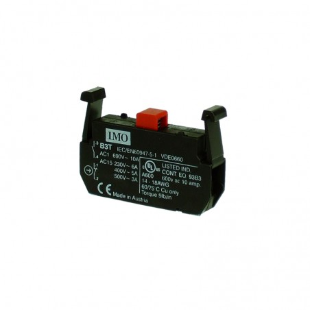 B3T01, Contact block, normally closed, Imo precision