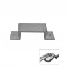 Abraçadeira metálica - Calha Metálica Fénix - Op. Tecto,Metal Clamp - Fenix Metal Trough - Ceiling Operator, Pince en m