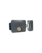 Fechadura elétrica,Globmatic,Surface electric lock 12 V (Inside button