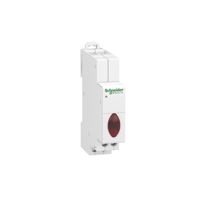 Schneider, Sinalizador luminoso de tensão trifásica Acti9 iIL - Vermelha - 230-400 V ca Schneider, Sinalizador luminoso de tensão trifásica Acti9 iIL - Vermelha - 230-400 V ca
