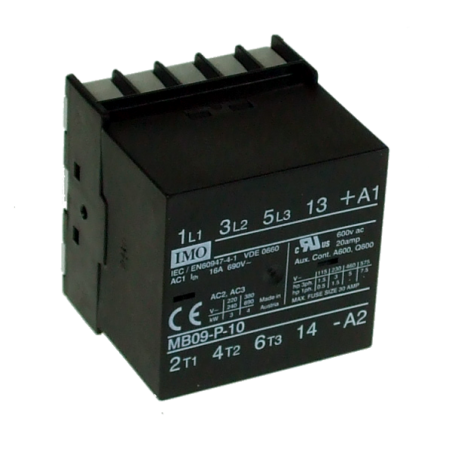 MINI CONTACTOR 9AMPS, 4kW PCB MOUNTED, 230Vac, IMO