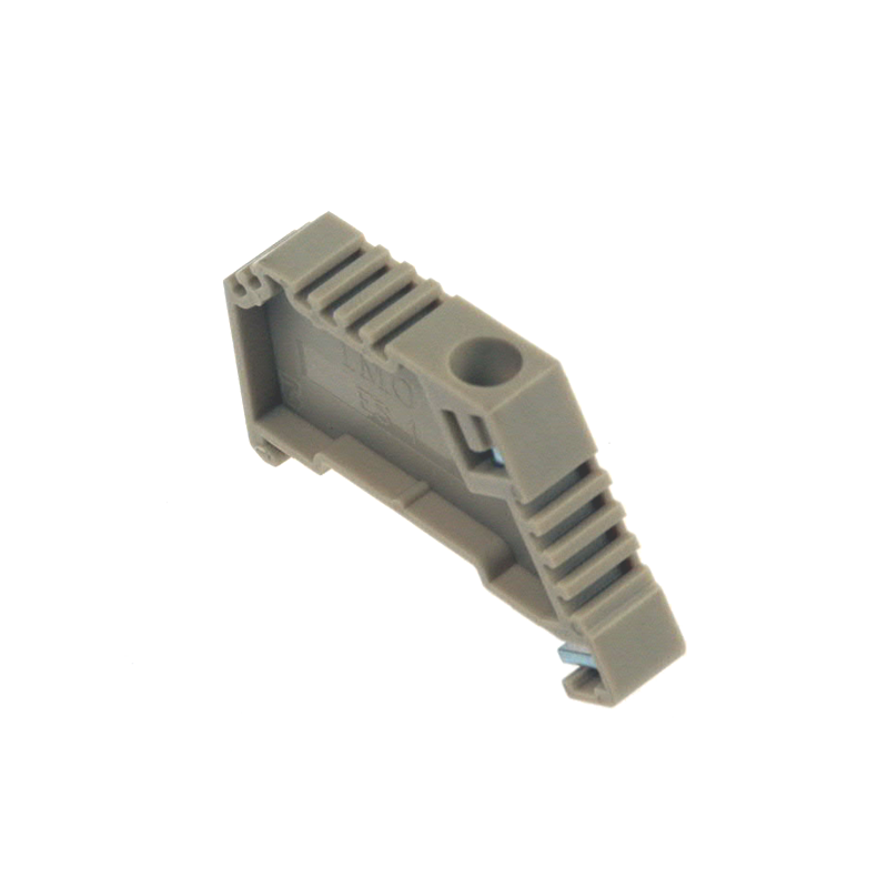 ES1BEIGE - End Bracket, Screw Type For MR35 rail Beige, IMO