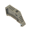 ES1BEIGE - End Bracket, Screw Type For MR35 rail Beige, IMO