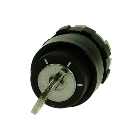 BS3SARR0 Key Switch 3 Position Maintained, Black Bezel Key Removable In Off Position, Imo precision