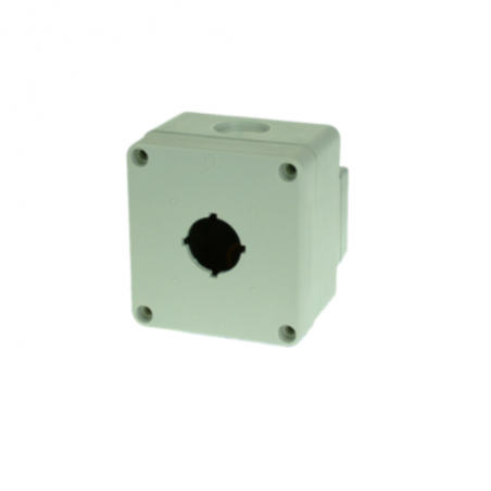 BG1 - Pushbutton Enclosure 1 Hole Grey, Imo precision