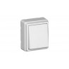 White Rocker Button 37151 CBR