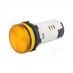 Intermitente Luminoso Amarelo 230VAC C/ Besouro [29MM]