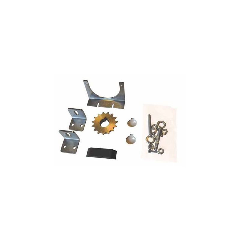 Kit de transmisión por cadena para motores DE (Cadena no incluida)