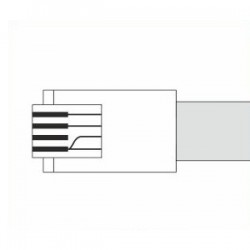 Cable (10m) con Conector RJ11 - Contacto de Gestión NO