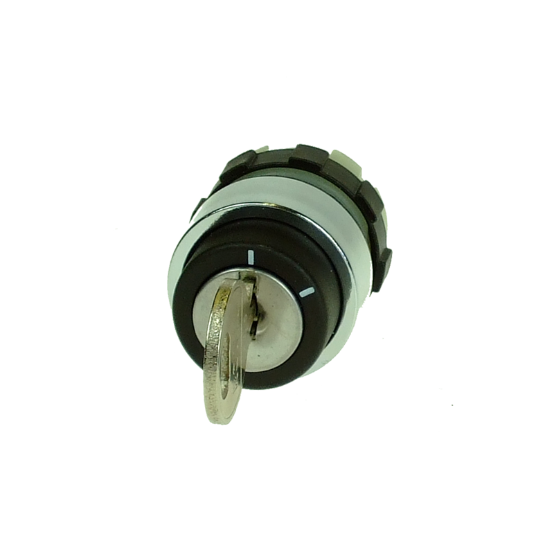 Key Switch  2 Position    Maintained  Aluminium Bezel Key Removable In Off Position