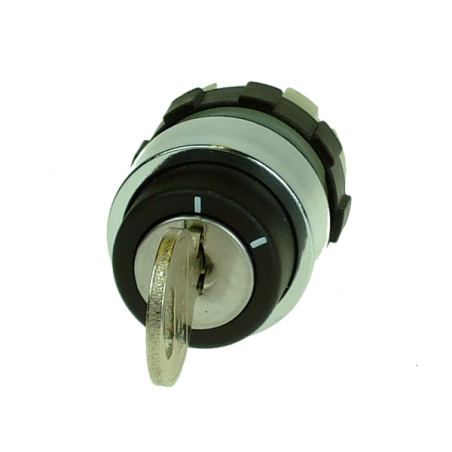 Key Switch  2 Position    Maintained  Aluminium Bezel Key Removable In Off Position