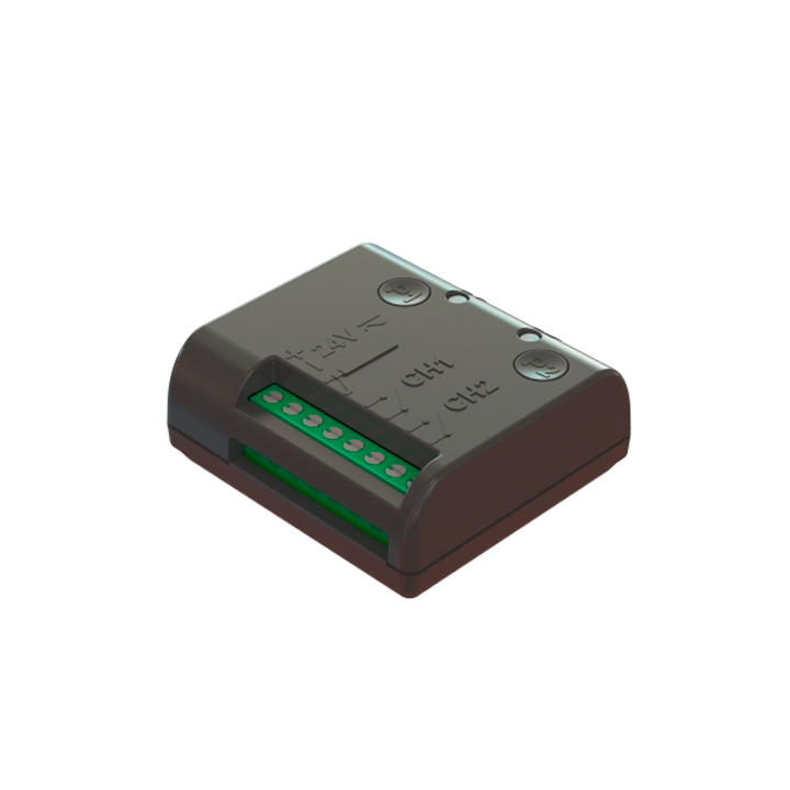 R93/RX12A/U,Recetor 2 canais - 433,92MHz - Com caixa