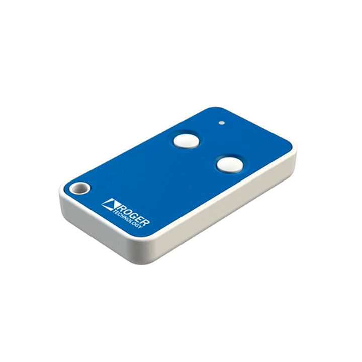 Emissor Roger E80/TX2R/2 - 2 Canais - 433,92 MHZ - Rolling Code, Roger E80-TX2