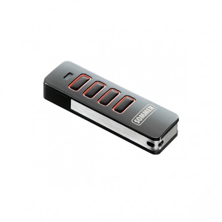 PEARL-4 Canais(Preto/Vermelho),Sommer emitteur, radio controller,emissor,PEARL-4 Canais(Negro/Rojo),PEARL-4 Channels(Black/Red)