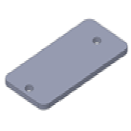 Plaque de support de boîte BRC
