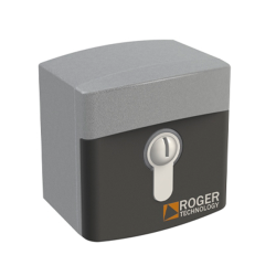 Roger, Teclado numérico, 868MHZ, receptor, Seletor de chave em alumínio com cilindro europeu, selector de chave