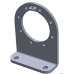 Front Mounting Plate for Gear Motor - Base + Lever Bracket