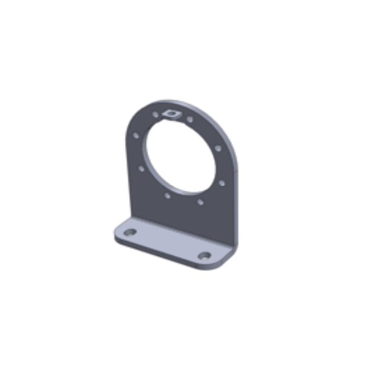 Front Plate and Gearmotor Mounting Bracket - Base + Lever Mounting Bracket