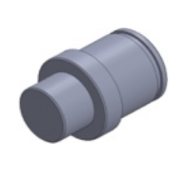 Veio de suporte para rolamentos especiais 26x47